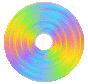 Rainbow CD Spinning