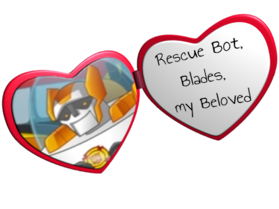 Rescue Bot Blades in a Locket