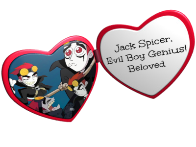 Jack Spicer, Evil Boy Genius, in a Locket